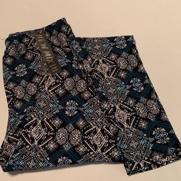 Reg One Size‎ Womens NEW MIX Elaborate Print Softbrush Leggings - Picture 1 of 4